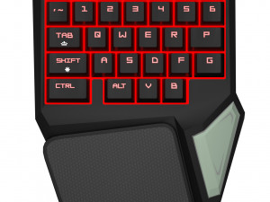 gaming keyboard Model 3D