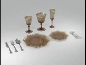 servies 3D Model