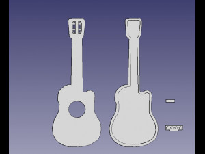 guitar Model 3D