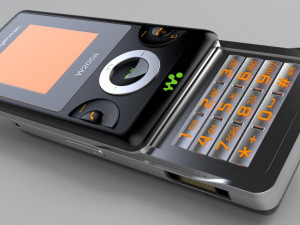 sony ericsson w205a 3D Model