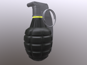 granade mk2 3D Model