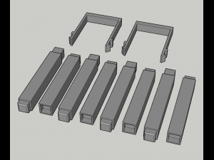 3 tier tray - round 3D Принт Модель