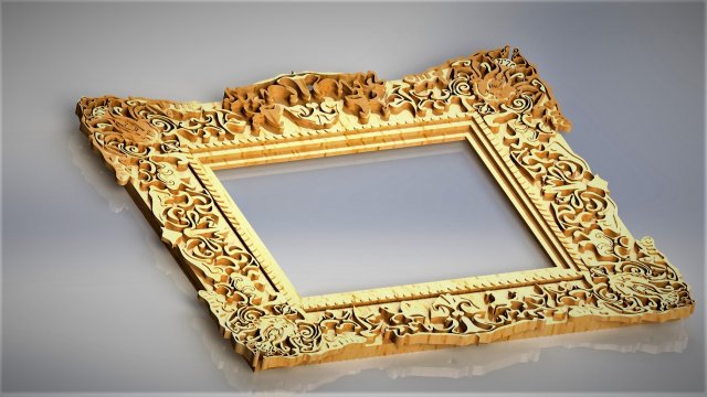 frame for pictures ready for 3d printing and cnc machining Modello di stampa 3D .c4d .max .obj .3ds .fbx .stl .blend 