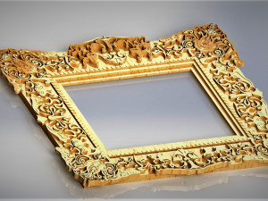 frame for pictures ready for 3d printing and cnc machining 3D-printmodel