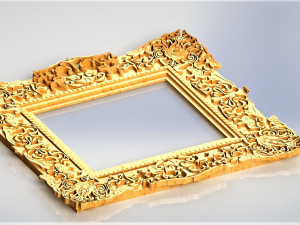 frame for pictures ready for 3d printing and cnc machining Modello di stampa 3D
