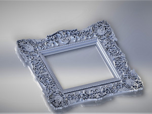 frame for pictures ready for 3d printing and cnc machining Modello di stampa 3D