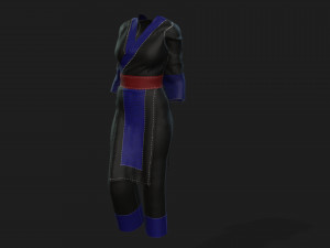 Nkauj hmong suit 3D Model