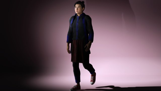 Nraug hmong suit Model 3D .c4d .max .obj .3ds .fbx .stl .blend 