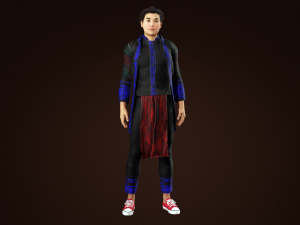 Nraug hmong suit Model 3D