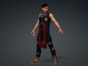 Poor men suitNtsuag Khaub Ncaw khaub hlab 3D Model