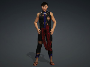 Poor men suitNtsuag Khaub Ncaw khaub hlab Modèle 3D
