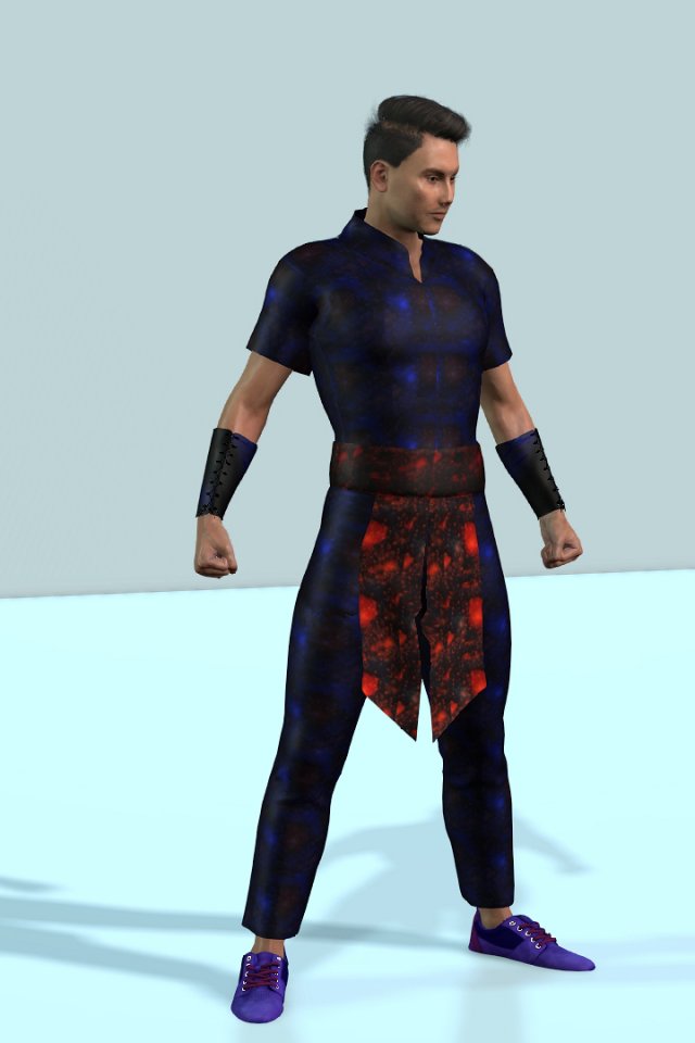 Hmong traditions and Action suit 3D Model .c4d .max .obj .3ds .fbx .stl .blend 