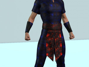 Hmong traditions and Action suit 3D Model