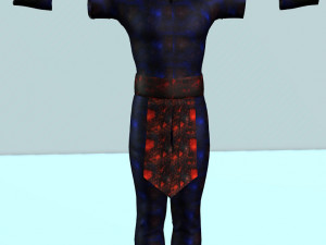 Hmong traditions and Action suit 3D Model