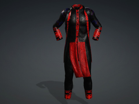 Hmong Boy Full body suit 3Dモデル