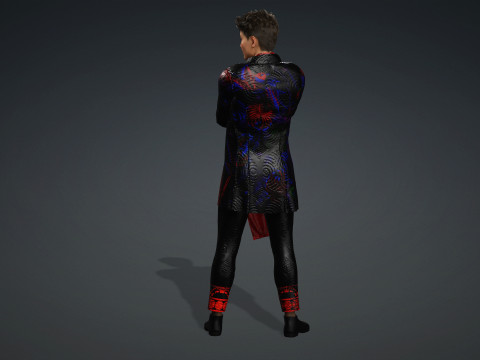 Hmong Boy Full body suit 3Dモデル