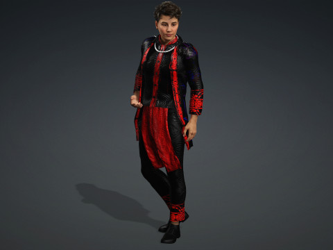 Hmong Boy Full body suit 3Dモデル