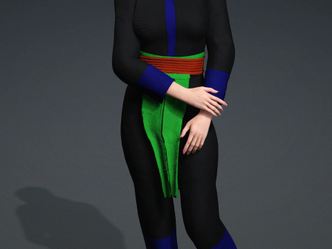 Xauv poj niam 3D Model