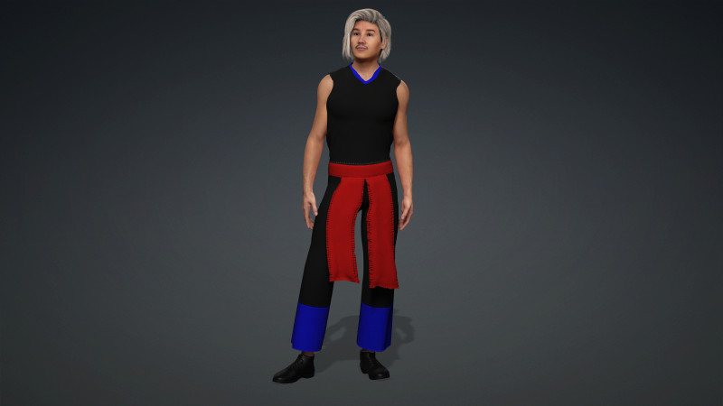Txiv neej fashion 3D 模型 .c4d .max .obj .3ds .fbx .stl .blend 