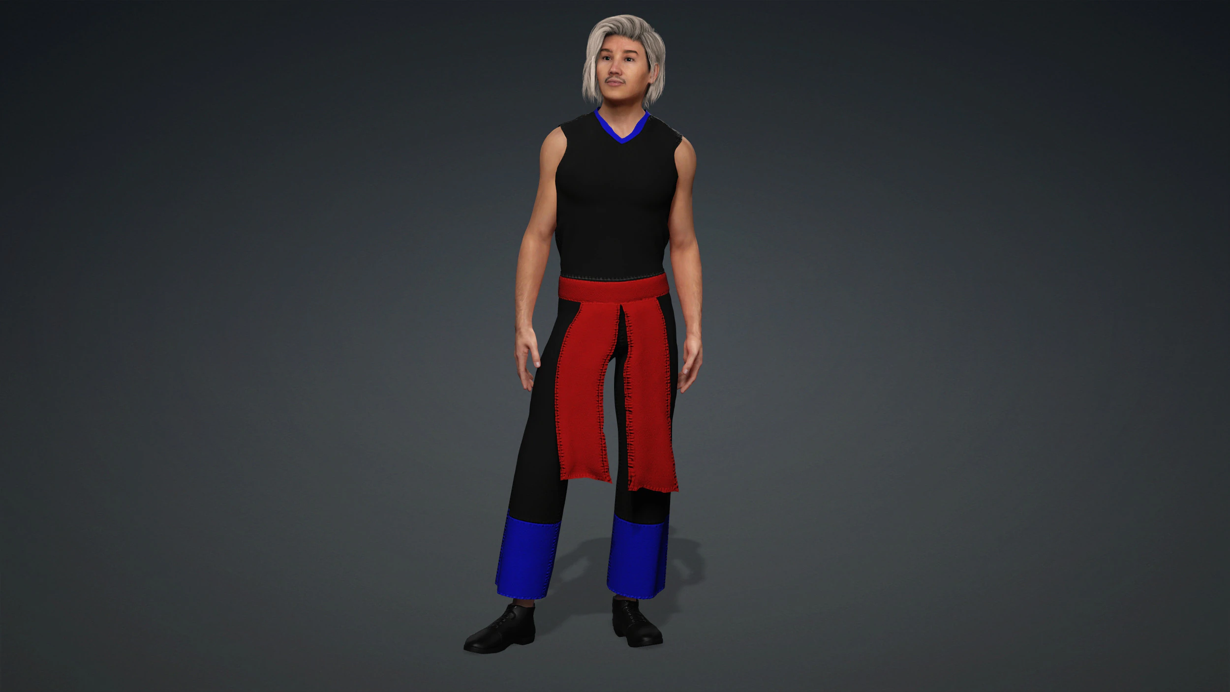 Txiv neej fashion 3D Model .c4d .max .obj .3ds .fbx .stl .blend