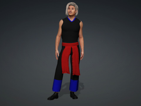 Txiv neej fashion 3D Model