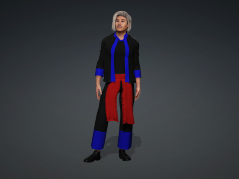 Txiv neej fashion 3D 模型