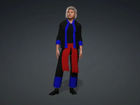 Txiv neej fashion 3D Model