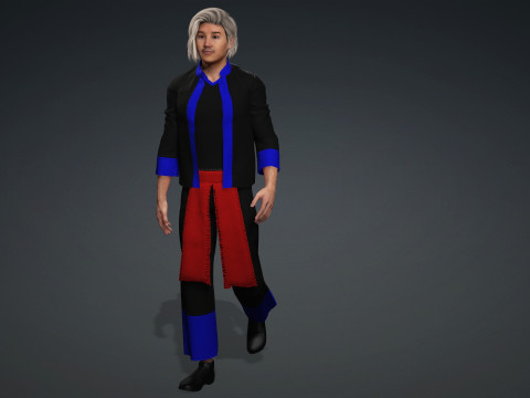 Txiv neej fashion 3D 模型