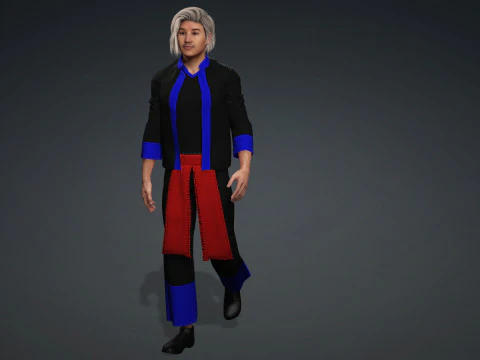 Txiv neej fashion 3D Model