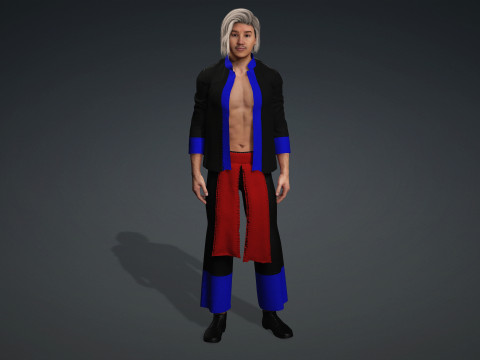 Txiv neej fashion 3D 模型