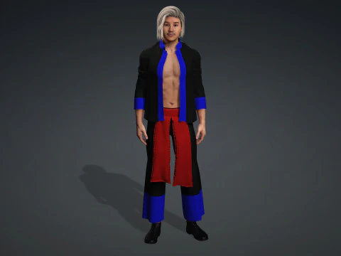 Txiv neej fashion 3D Model