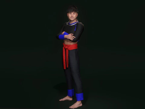 La moda Nraug Hmon Modello 3D