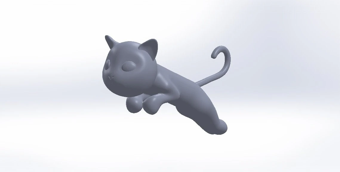 cat 3D Model .c4d .max .obj .3ds .fbx .stl .blend 