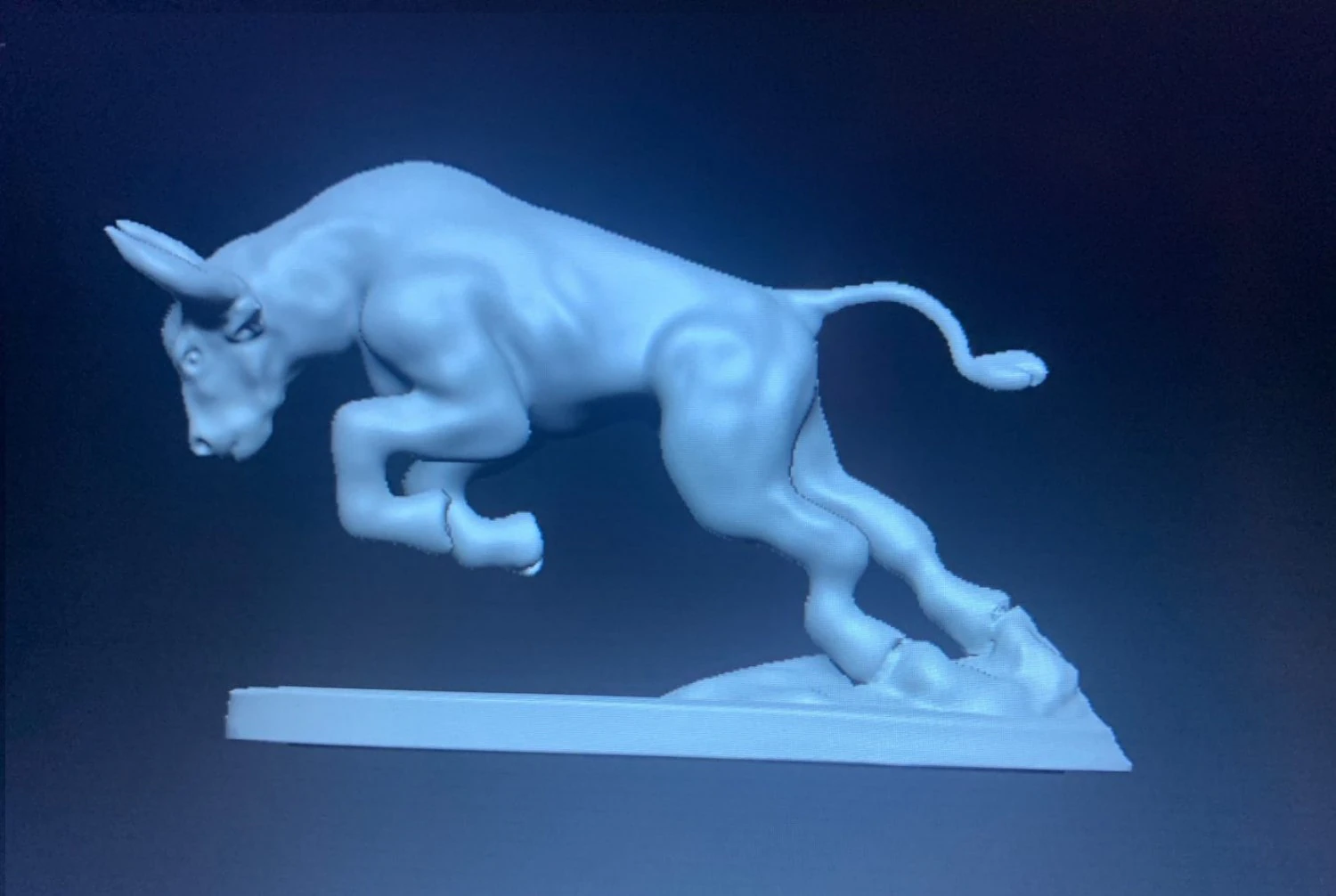 bull 3D Model .c4d .max .obj .3ds .fbx .stl .blend 