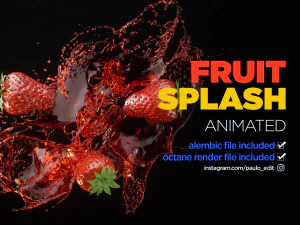 fruit splash 3D Model