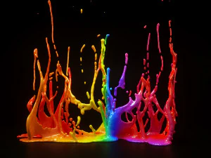 respingo de tinta Modelo 3D