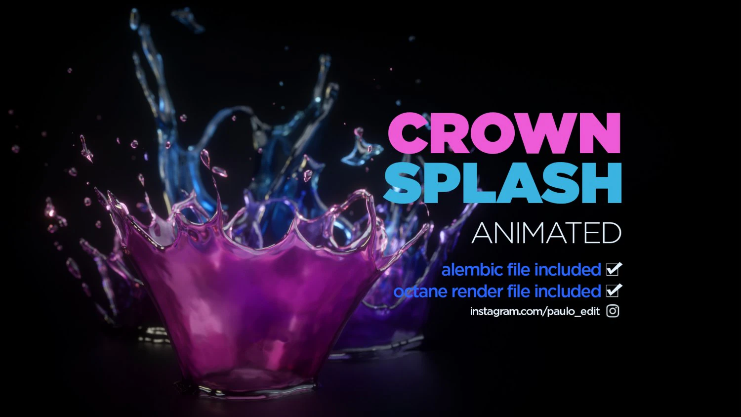 respingo de coroa Modelo 3D .c4d .max .obj .3ds .fbx .stl .blend 
