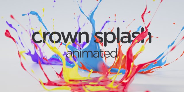 crown splash 3D 모델 .c4d .max .obj .3ds .fbx .stl .blend 