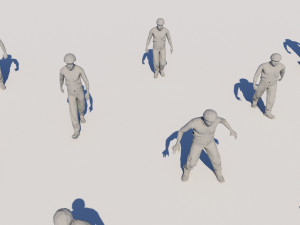 lowpoly workers pack Modelo 3D