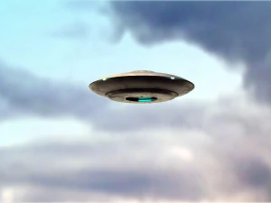 ufo rigged and animated 3D Model