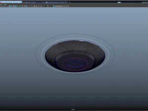 ufo rigged and animated 3D Model