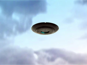ufo rigged and animated 3D Model