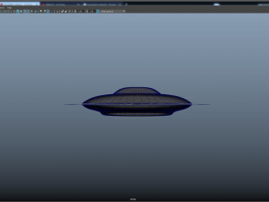 ufo rigged and animated 3D 모델