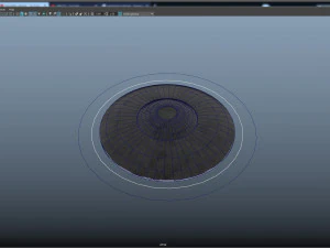ufo rigged and animated 3D Model