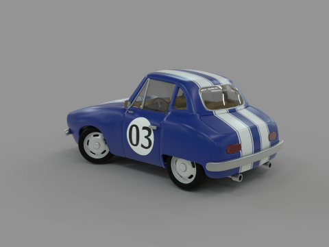 Cartoon Car Pack Modello 3D