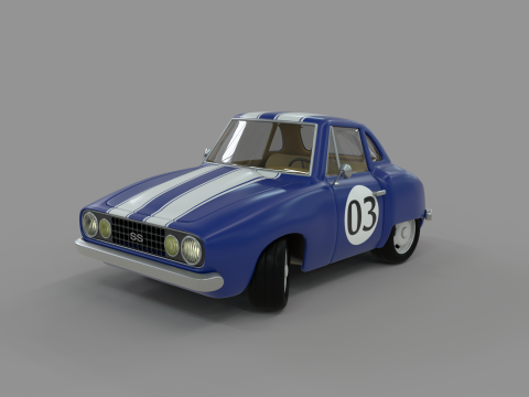 Cartoon Car Pack Modello 3D