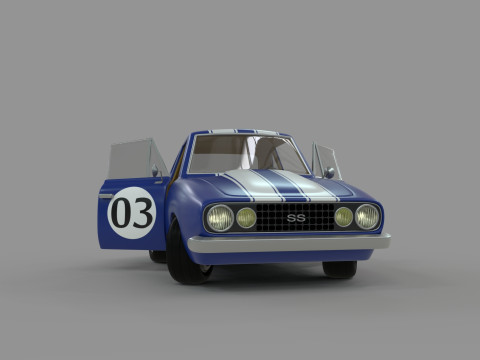 Cartoon Car Pack Modello 3D