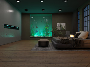 bedroom scene 3D-Modell