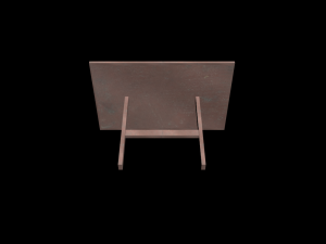table metal street 01 Modelo 3D