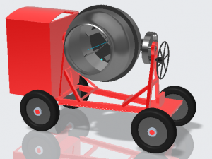 mixing machine 3D मॉडल